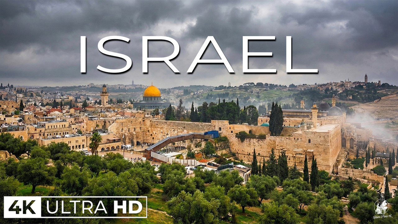 Israel 4K UHD 🇮🇱 | Jerusalem, Dead Sea, Tel Aviv & Desert Landscapes | Relaxing Nature Film