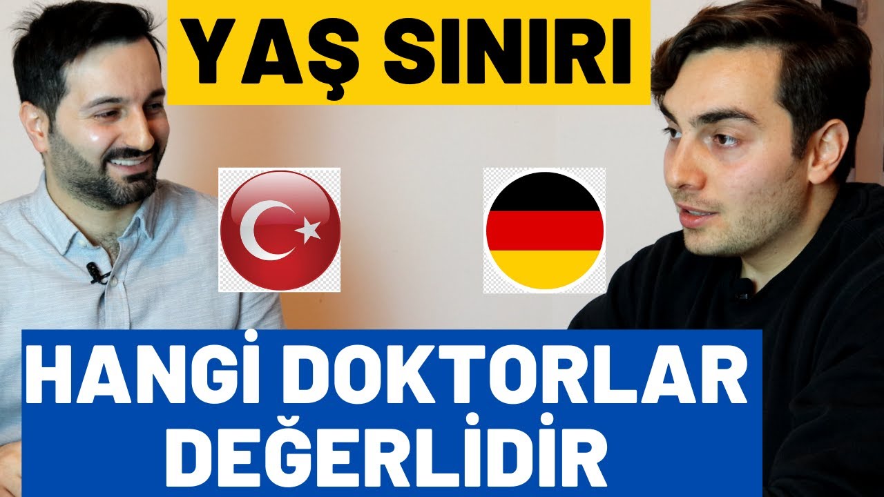 Almanya'da doktor olmak | Yaş sınırı | Değerli olan doktorlar | 🇩🇪 👨‍⚕️