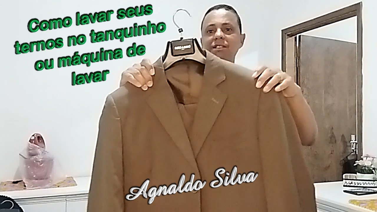 Como lavar ternos no tanquinho ou máquina de lavar