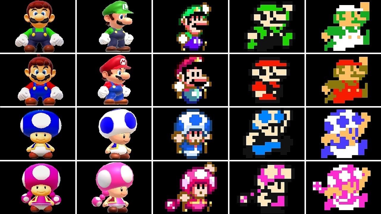 Super Mario Maker 2 - All Characters