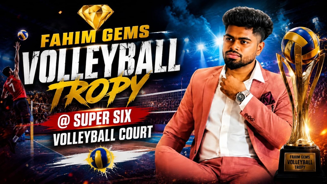 🔴FAHIM GEMS VOLLEYBALL TROPHY | SUPER SIX Volleyball court | CSP LIVE