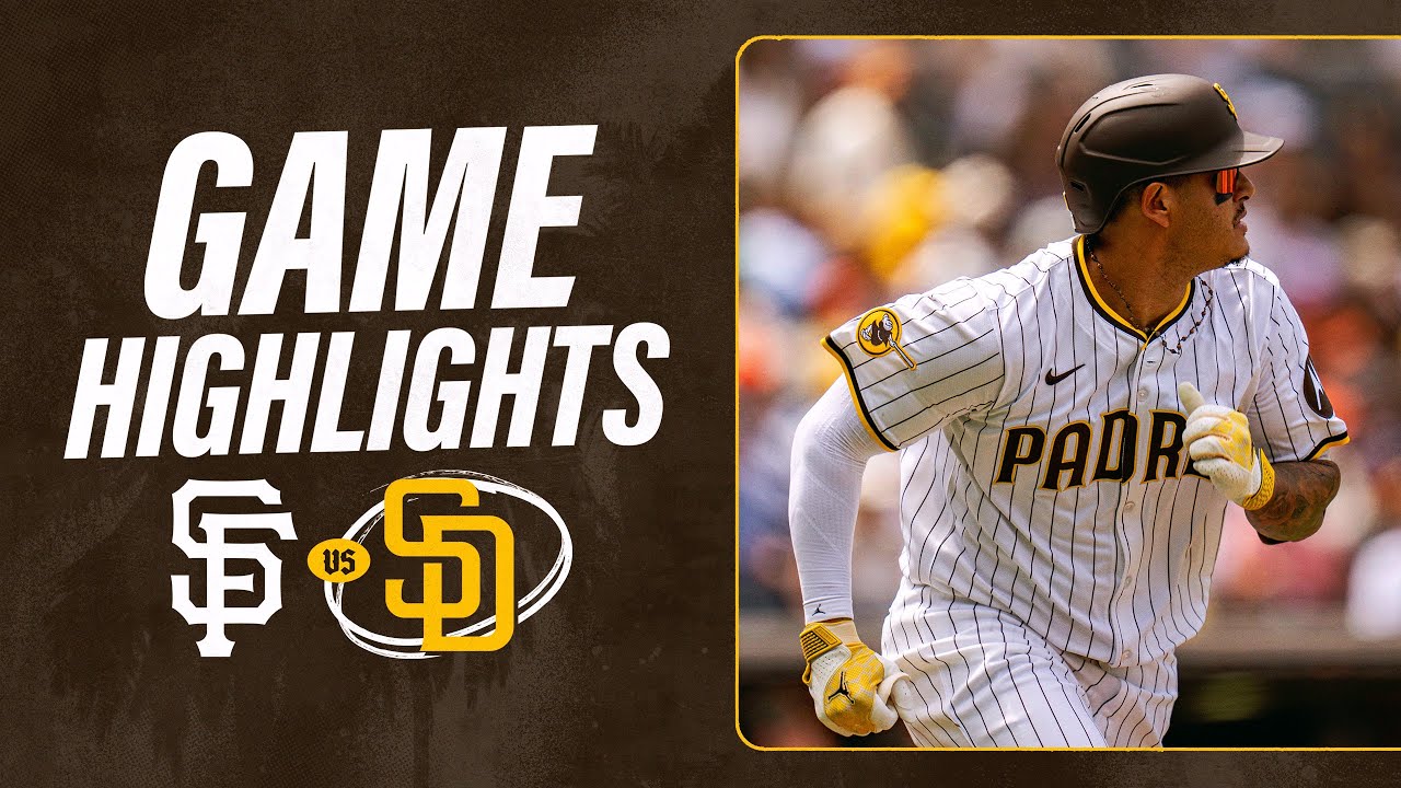 Giants vs. Padres Game Highlights (8/21/25) | MLB Highlights