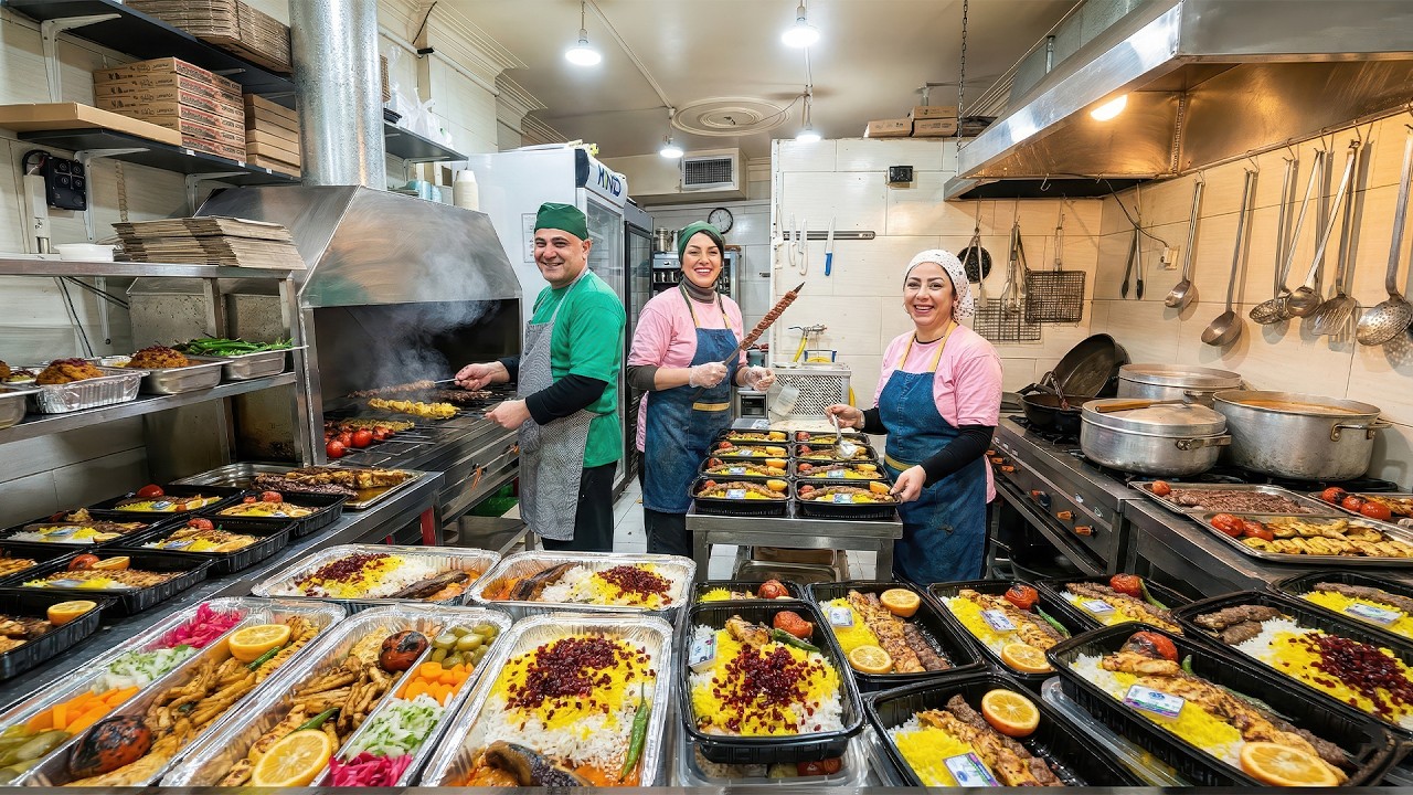 The Most Popular Persian Food Ladies in Tehran | Iran Street Food