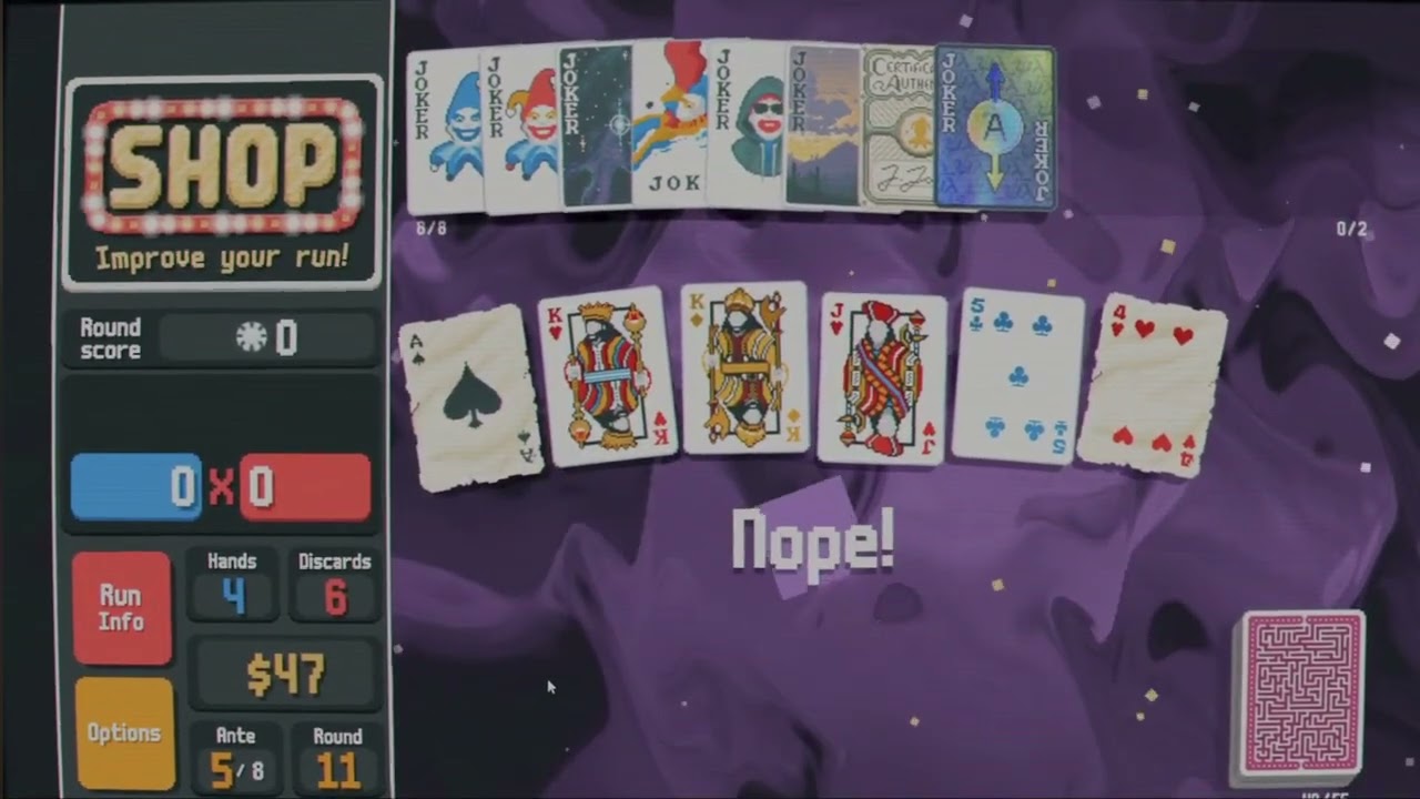 How do I beat the Five Card Draw Challenge in Balatro?