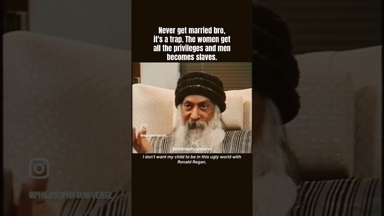 The world has more than enough people. #india #osho #marriage #relationship #love #life
