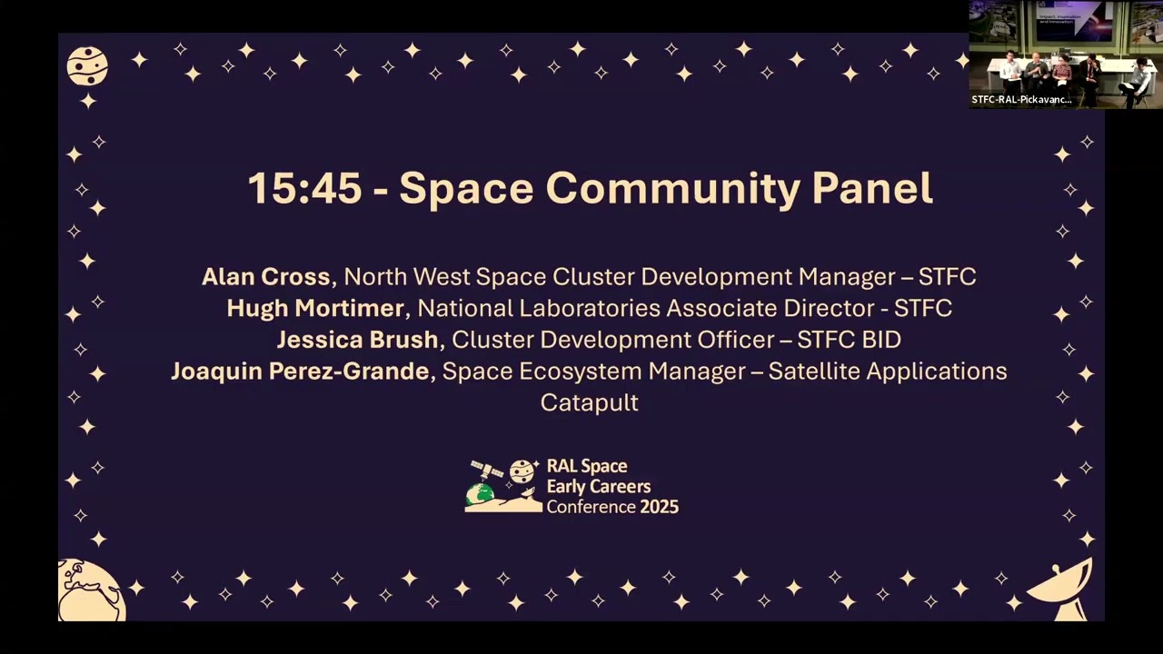 Space Community Panel, Early Careers Conference 2025