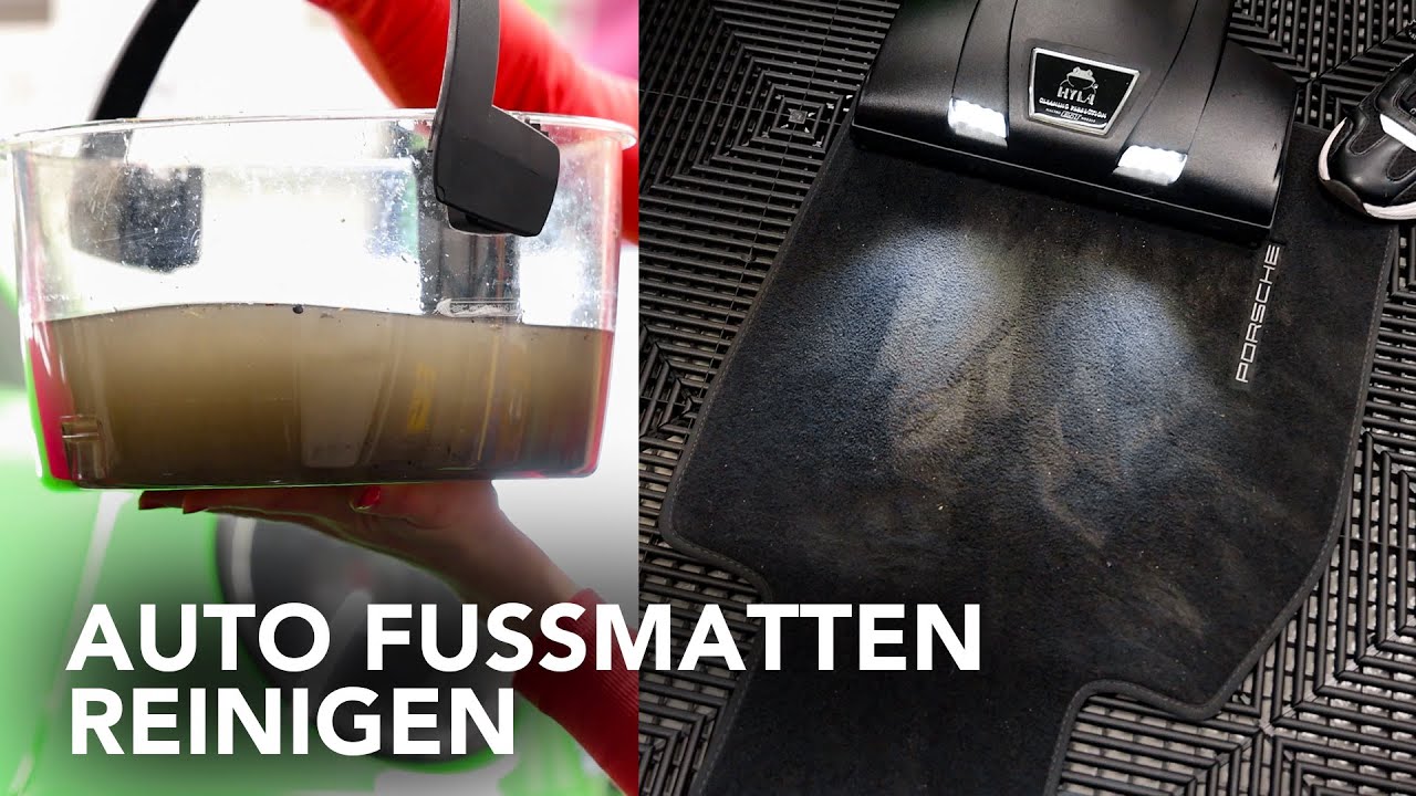 Auto Fußmatten & Innenraum reinigen mit dem HYLA - Ventus Elektrobürste & Nimbus Nassreinigung Test