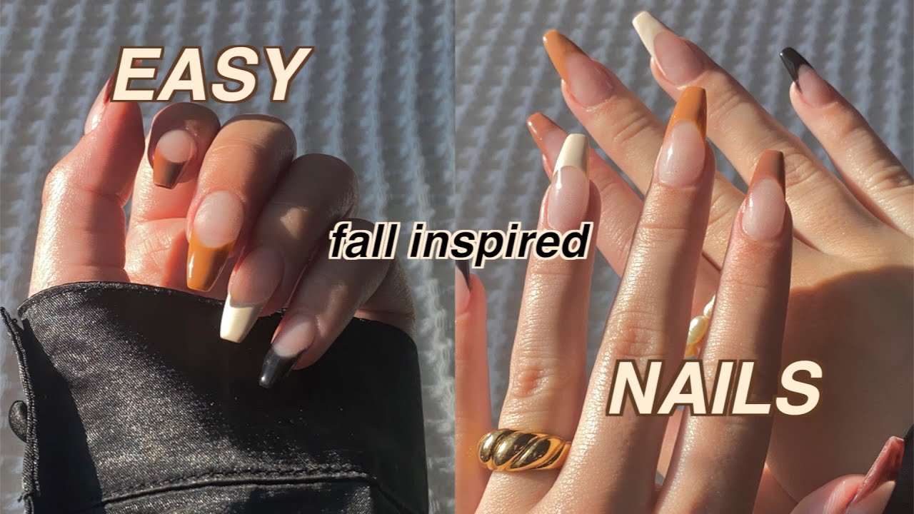 EASY FALL INSPIRED NAILS