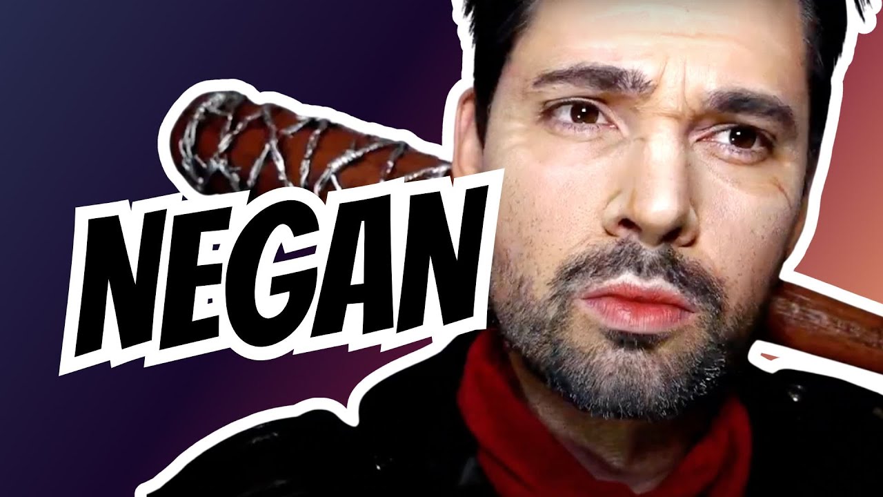 Negan Makeup Tutorial - The Walking Dead
