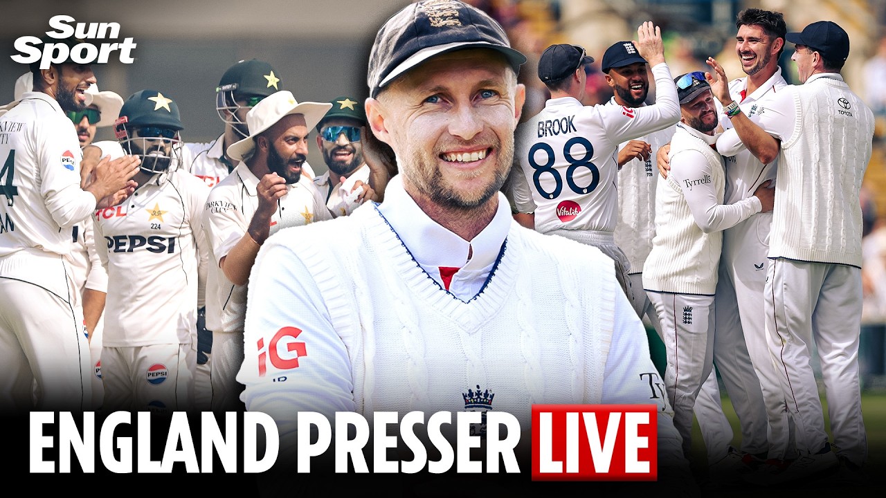 LIVE: England captain Joe Root addresses the media at Lord's ahead of the second Pakistan test