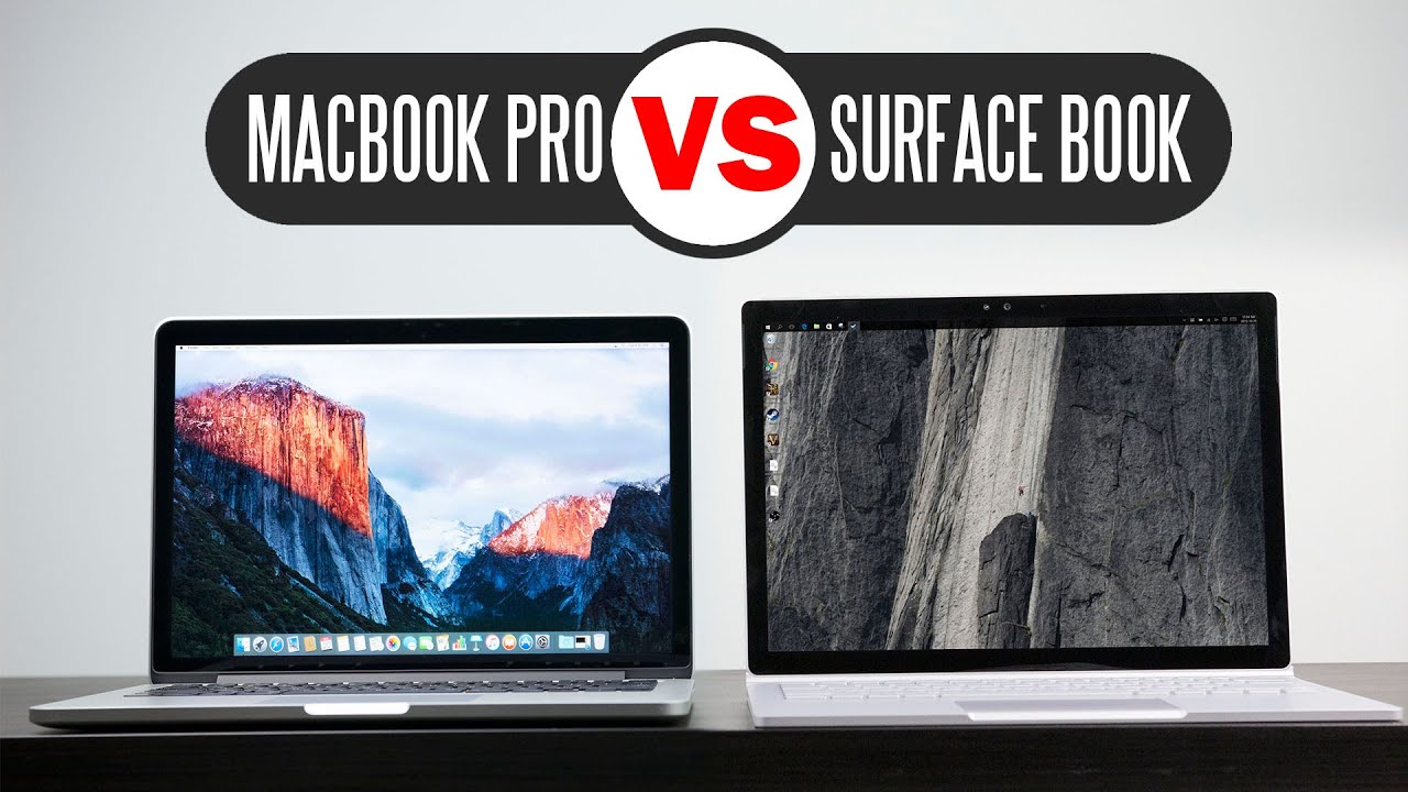 Microsoft Surface Book vs 2015 13.3