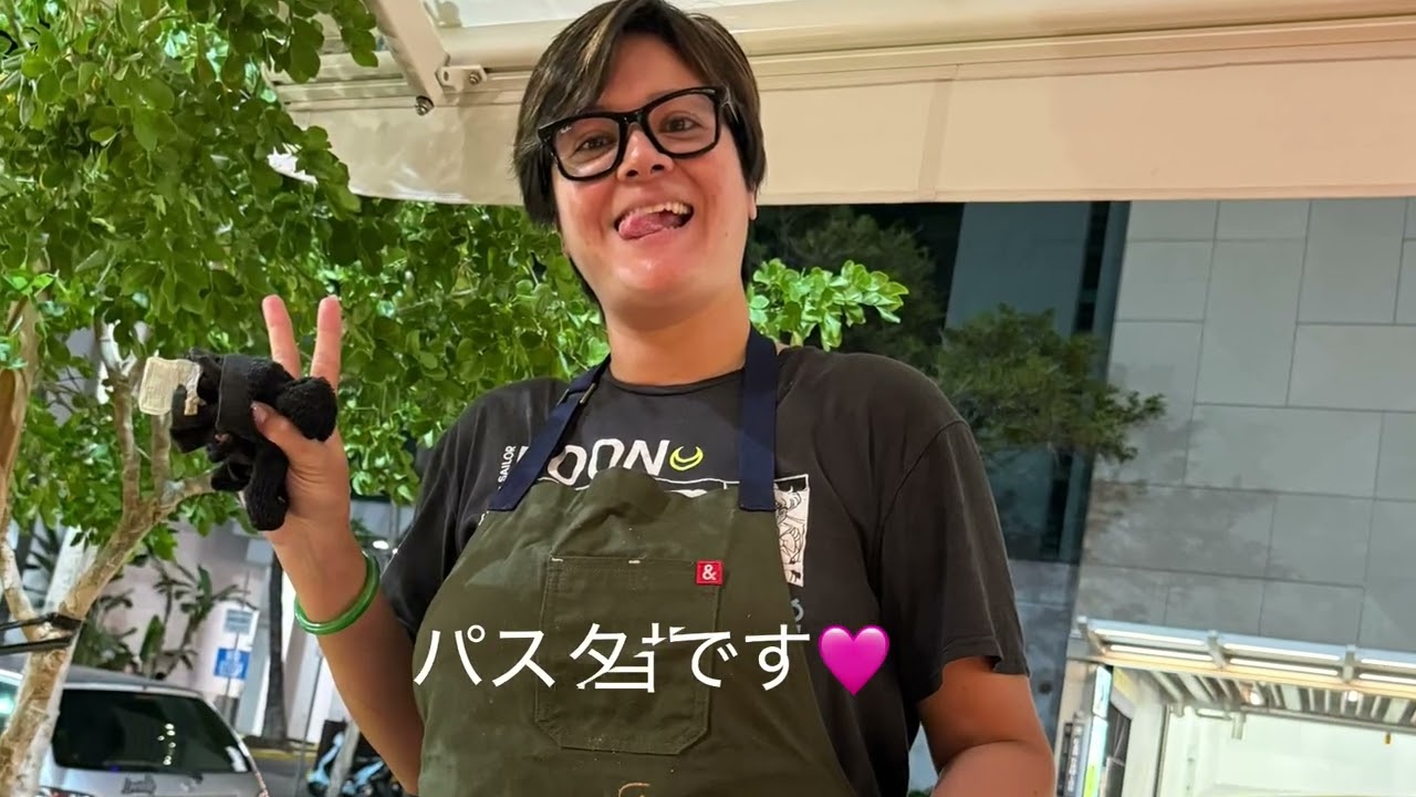娘が働くお店で娘の料理を食べる❤️#ハワイ#hawaii #娘の成長 #美味しい#yummyfood #waikiki 