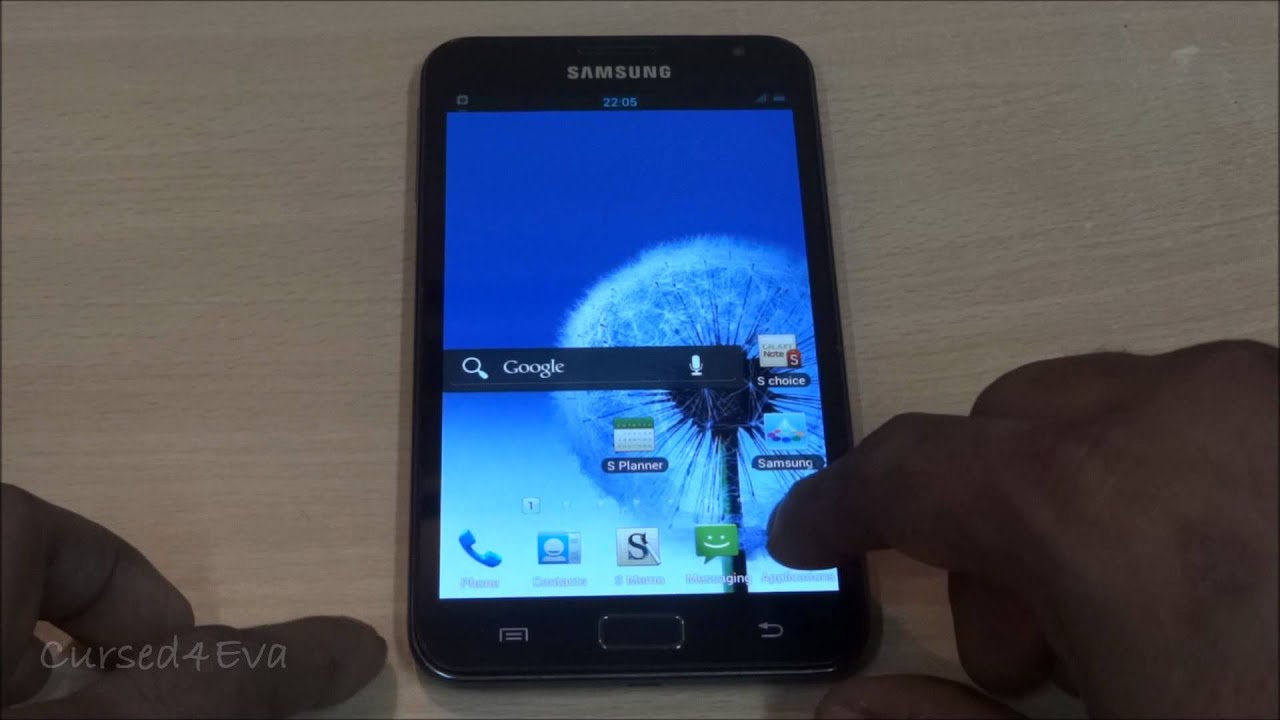 Galaxy Note: Dual Boot Demonstration - Cursed4Eva