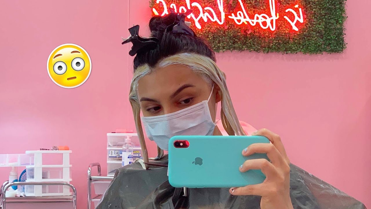 me pinte el cabello por primera vez