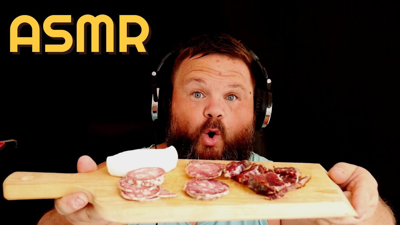 ASMR DEGUSTATION SAUCISSON ET FROMAGE