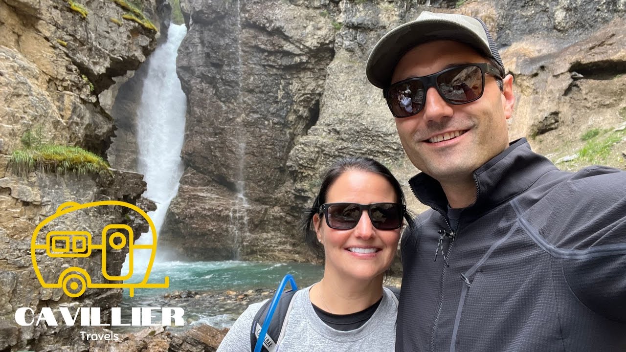 RV Camping in Banff Alberta! Johnston Canyon Campgroungd, Falls, and Inkpots
