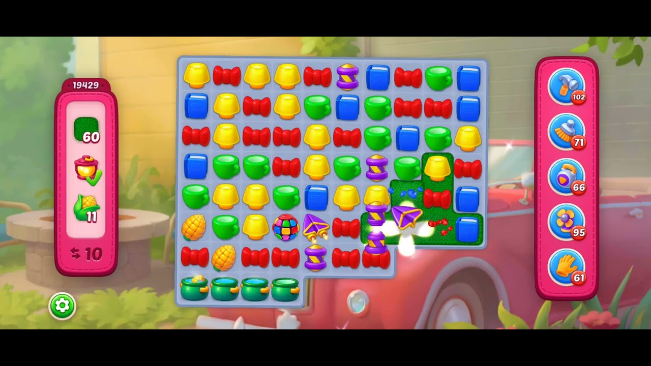 Homescapes Level 19429 Super Hard (No Boosters)