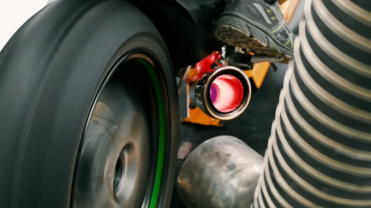 Kawasaki ninja h2r dyno test🚀💀💨