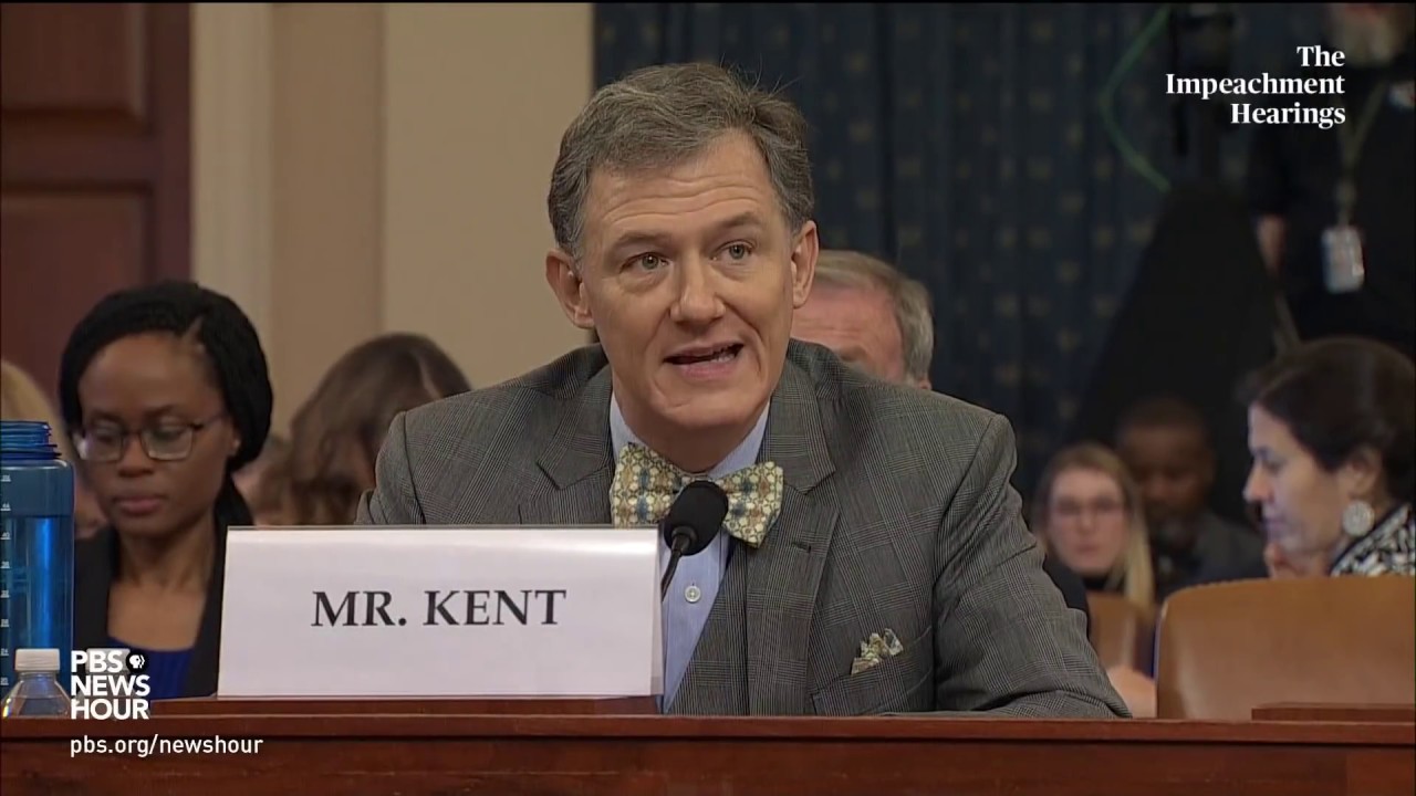 WATCH: George Kent’s full opening statement on first day of Trump impeachment hearings