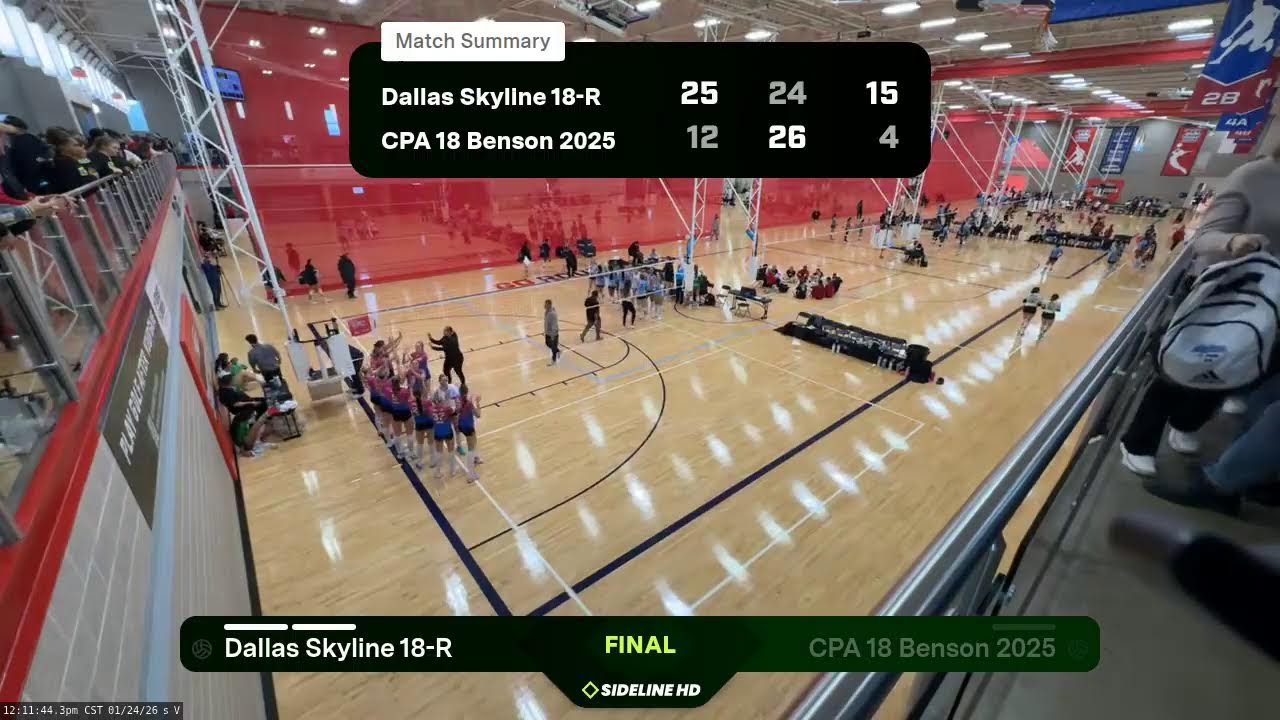 CPA 18 Benson 2025 vs. Dallas Skyline 18-R (2026.01.24)