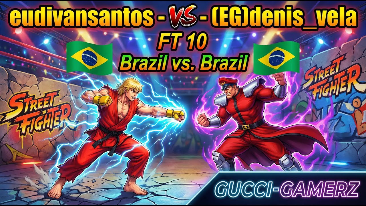 Street Fighter Alpha 2  - eudivansantos - VS - (EG)denis_vela - ( FT 10 ) #neogeo