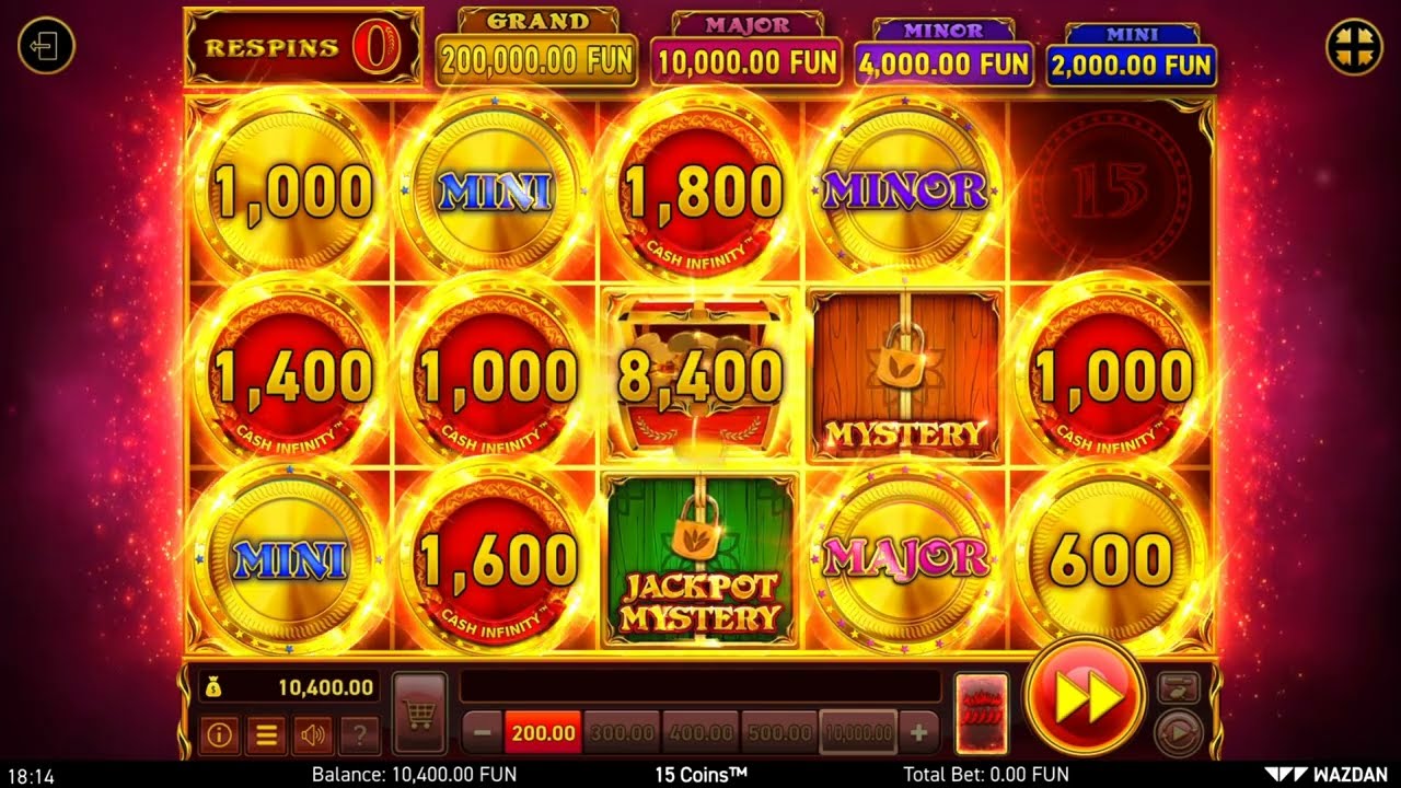 15 Coins (Wazdan) 😵&zwj;💫 70,000$ ON THE BALANCE! INCREDIBLE SLOT! 🤑🤑🤑