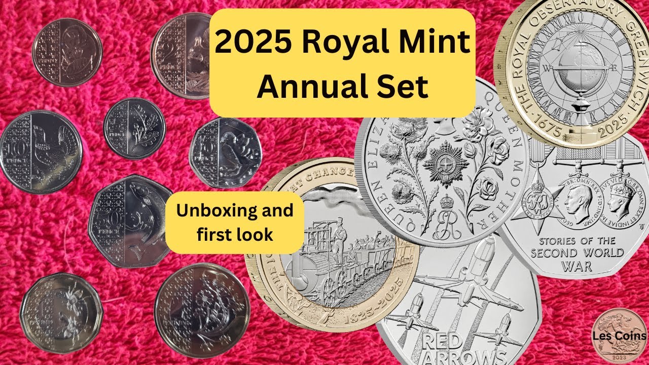 2025 Royal Mint Annual Coin Set: First Look & Unboxing! #coins #annualset #royalmint #unboxing