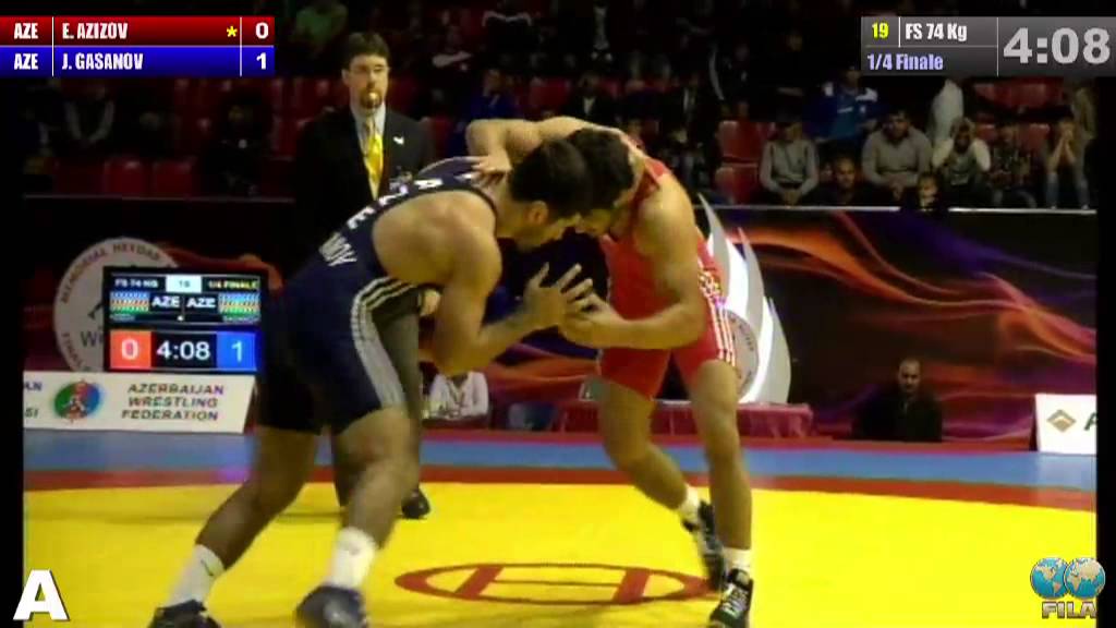 GGP2013 / AZIZOV Emin (AZE) - HASANOV Jabrayil (AZE) - FS 74 kg 1/4 final match
