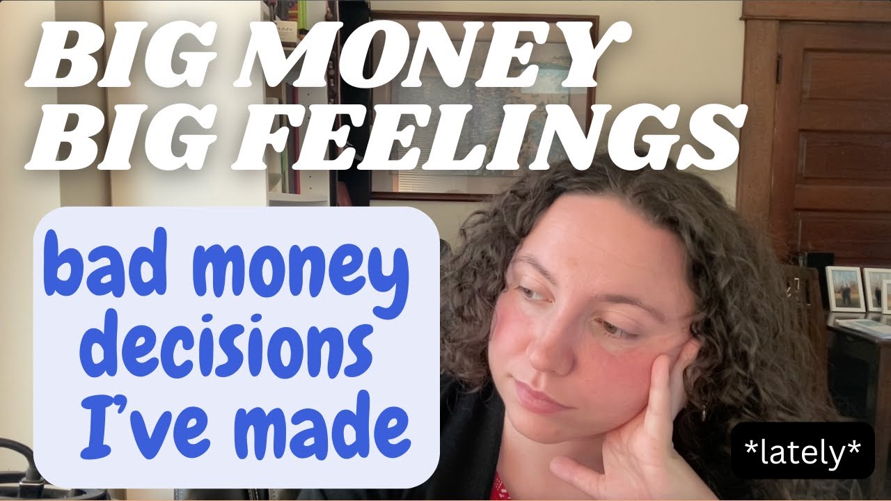 Bad money decisions I've made lately