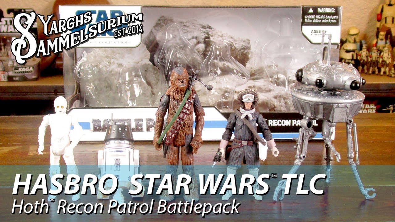 Review HASBRO Star Wars TLC - Hoth Recon Patrol Battlepack - Unboxing deutsch