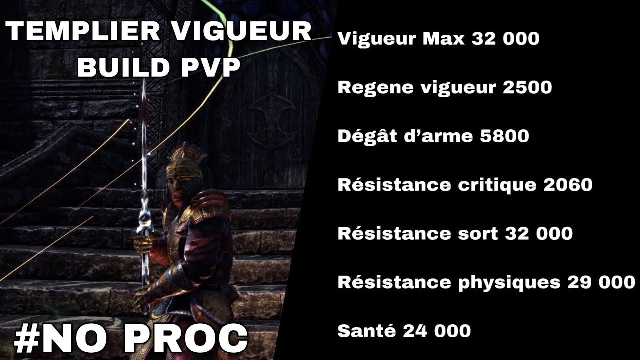 [ FR ] TESO - Stamina Templar Insane  PvP Build - (Flames of ambition)🇫🇷