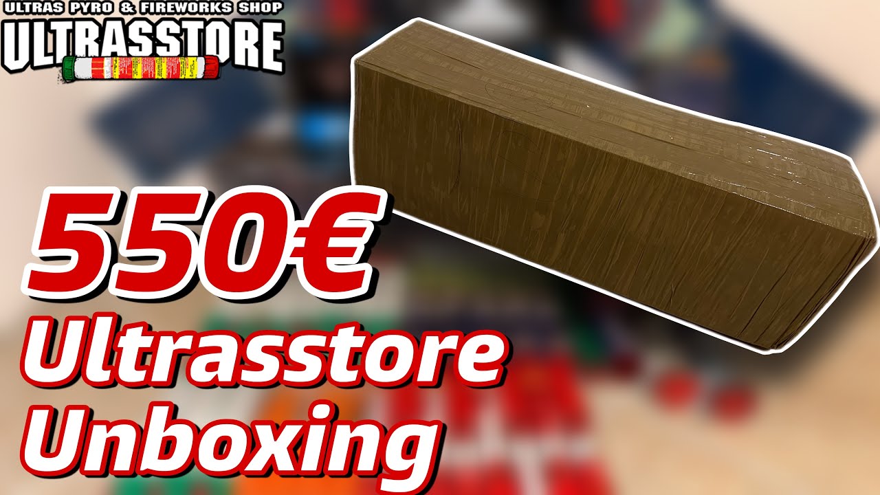 XXL Ultrasstore Unboxing 2023/24 - 550€ Ultras Store Pyro Feuerwerk Unboxing - Ultrasstore.com