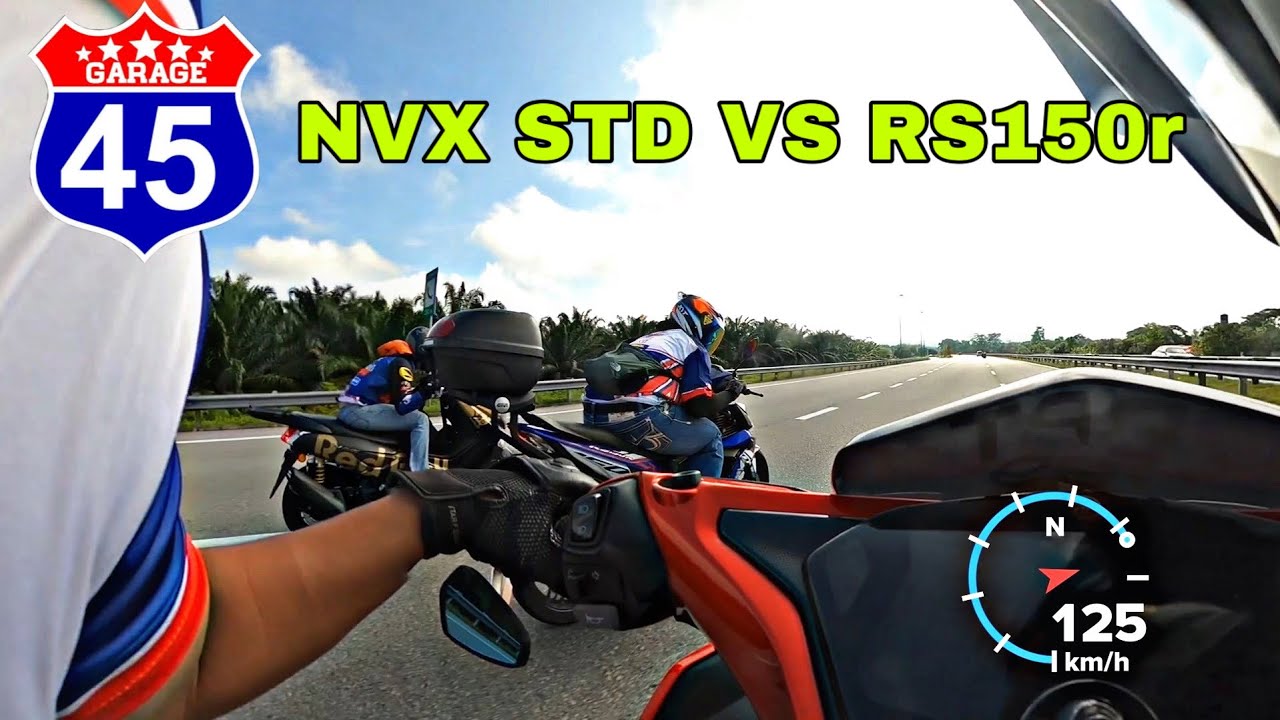 NVX155 vs NMAX vs RS150r vs Y15zr | TOP SPEED | 360max