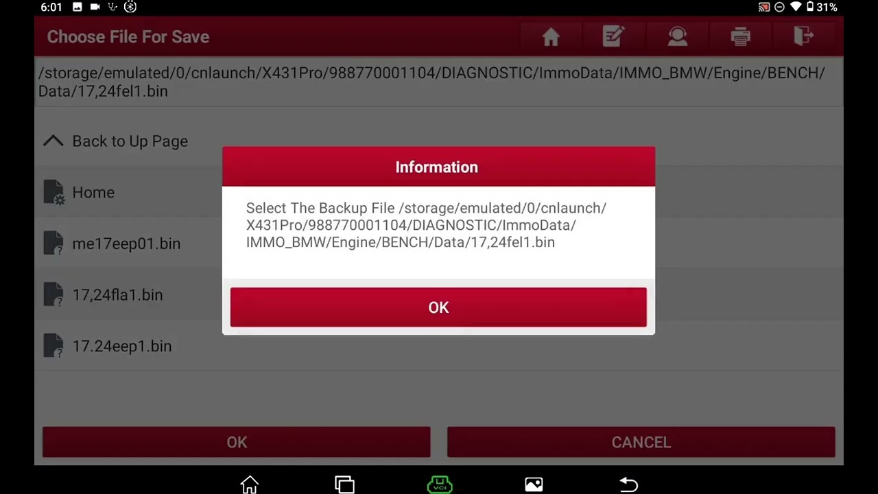 Launch X431 - How to clone BMW DME replacement  - Step by Step