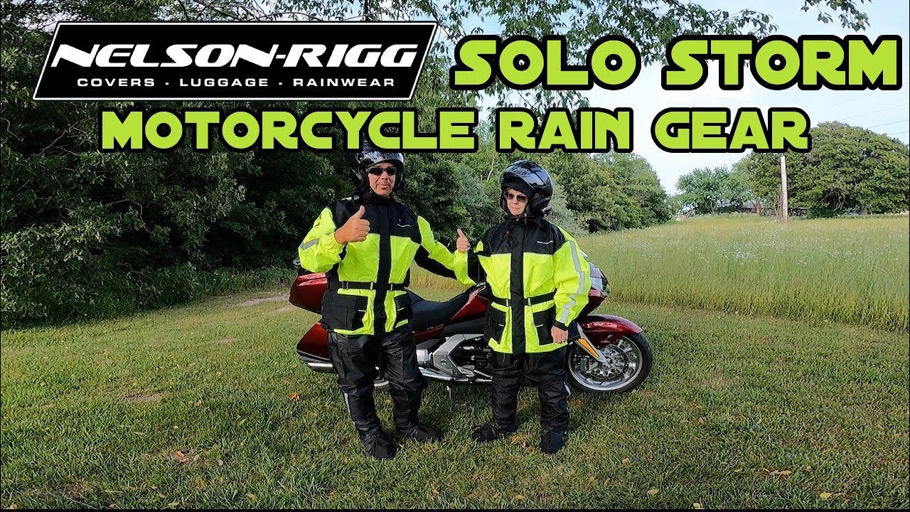 Nelson Rigg Solo Storm Motorcycle Rain Gear ~ Jacket - Pants - Boot Covers