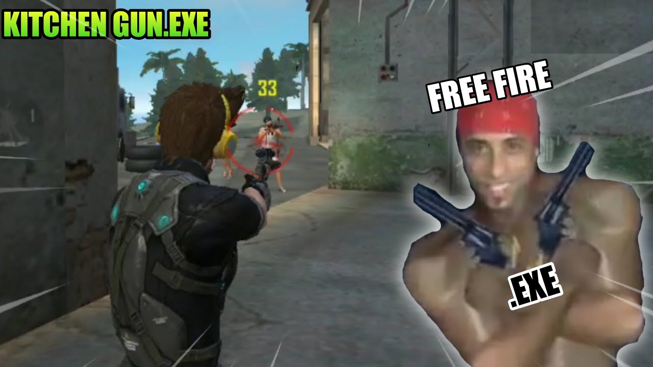 FREE FIRE.EXE | KITCHEN GUN X SCAR.EXE