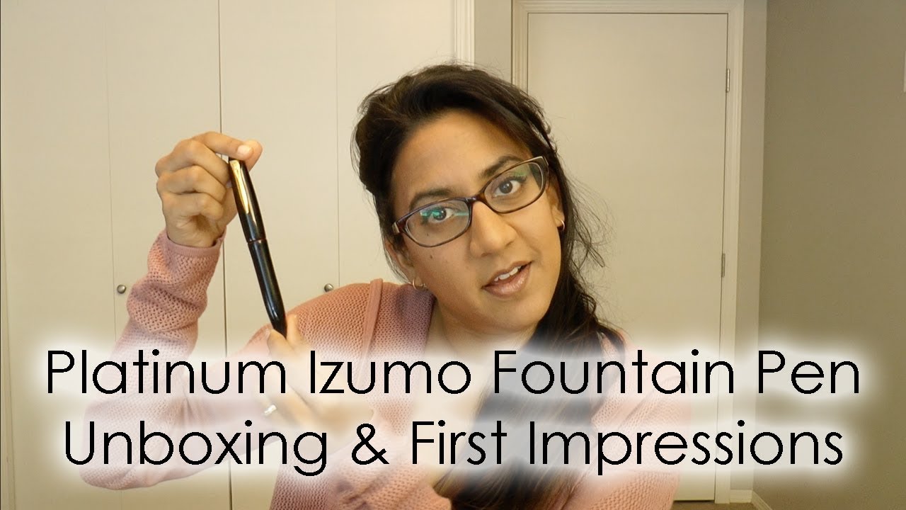 Platinum Izumo Tamenuri Urushi Fountain Pen Unboxing & First Impressions