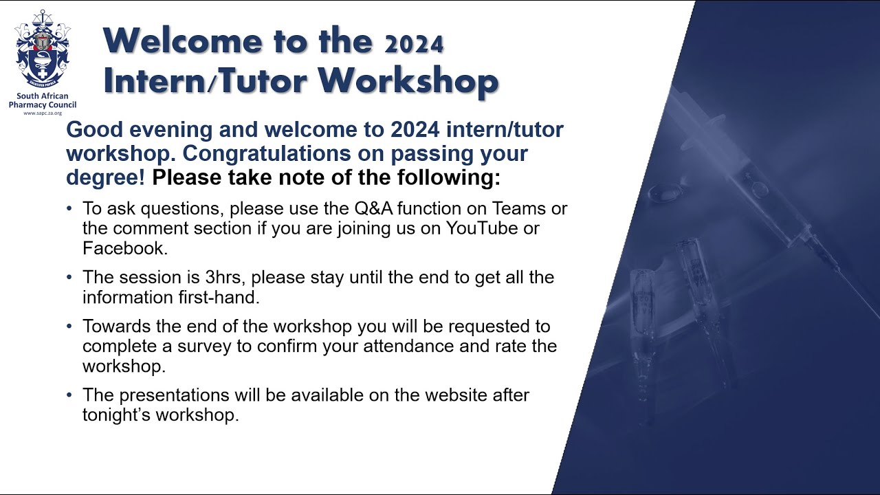 SAPC Virtual Intern/Tutor Workshop