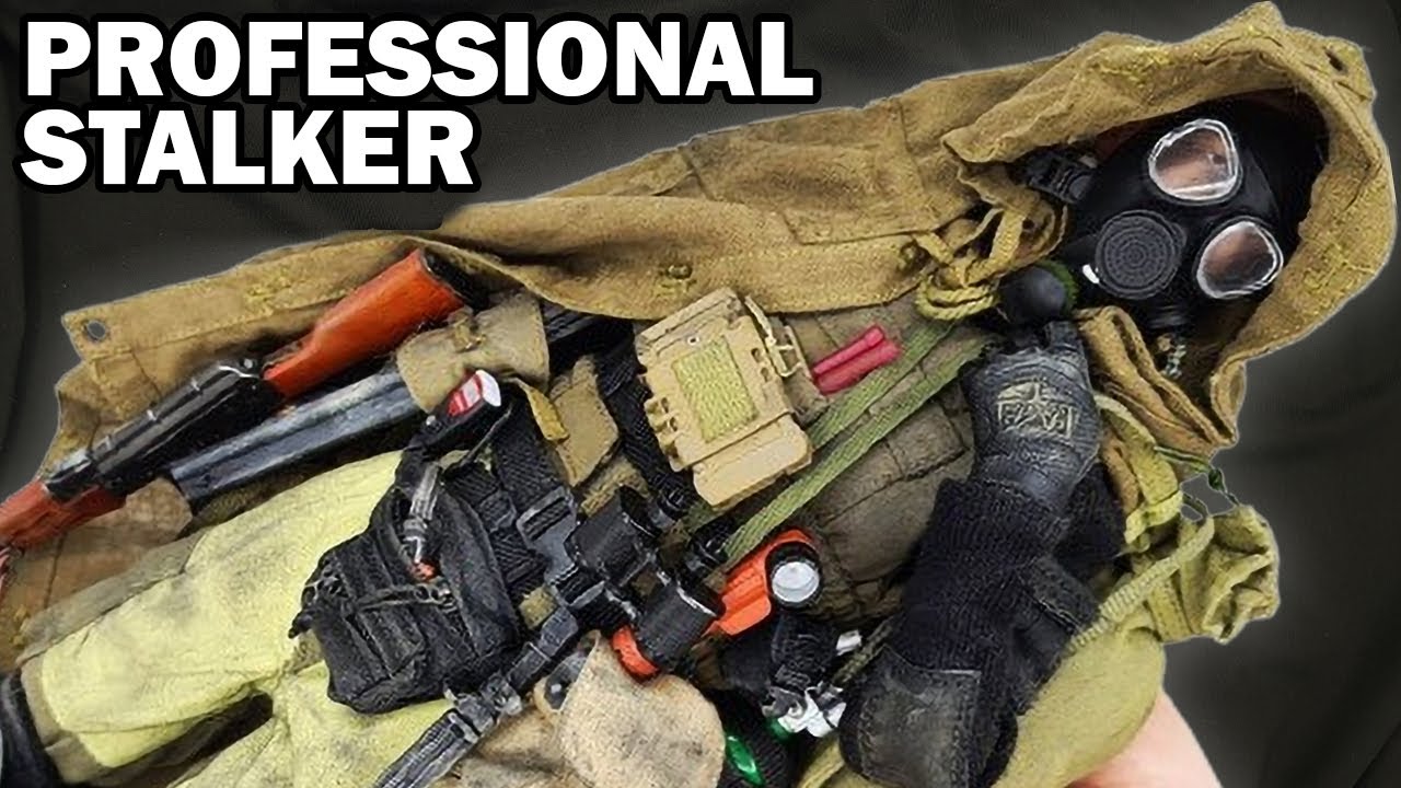 Professional stalker from Shadow of Chernobyl game action figure