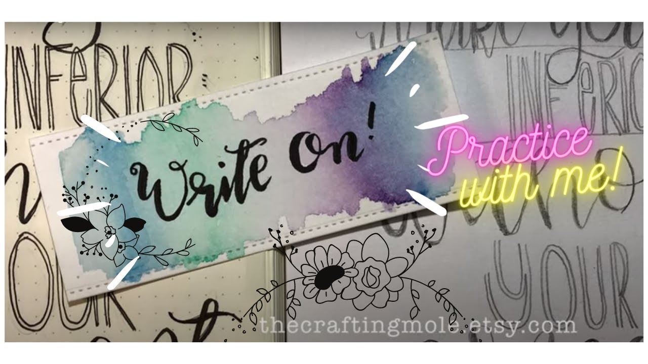 Hand lettering-Learn With Me!