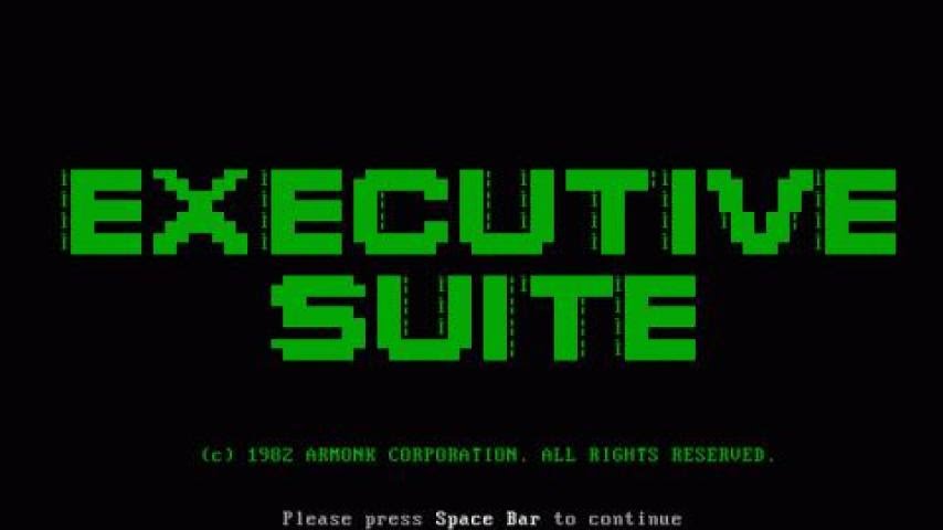 Executive Suite gameplay (PC Game, 1982)