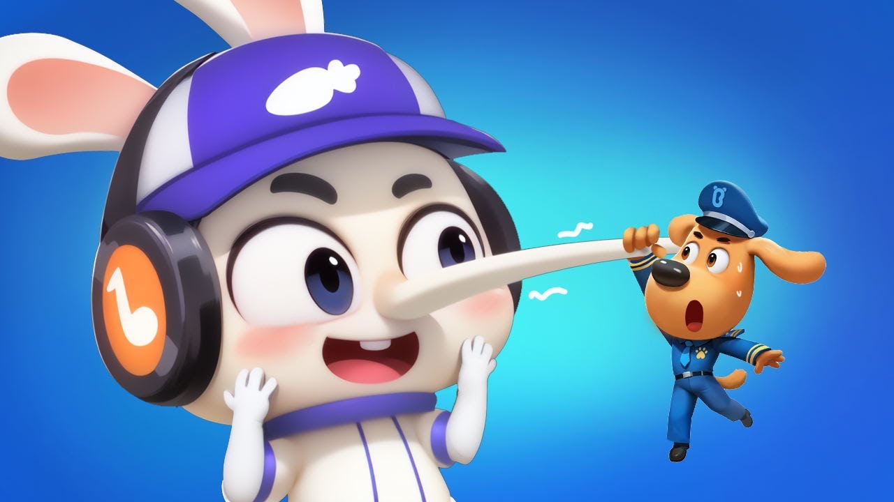 Hidung yang Tumbuh🤥 | Jangan berbohong | Pinokio | Kartun Lucu | Kartun Anak| Kepala Polisi Labrador
