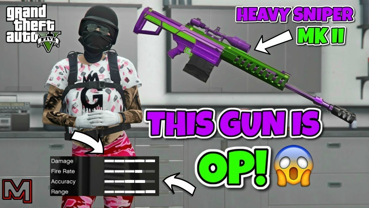 THE HEAVY SNIPER MK2 IS OP!!! GTA 5 ONLINE KILLING NOOBS!!