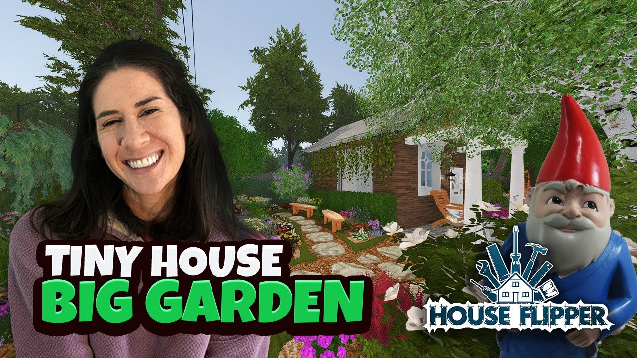 TINY HOUSE With EPIC GARDEN! 🌷🏡 House Flipper