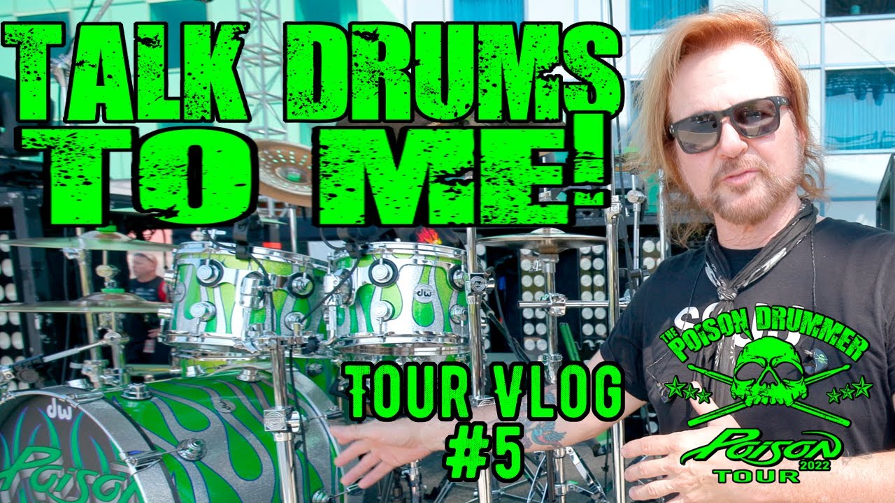 POISON TOUR VLOG - TALK DRUMS TO ME!