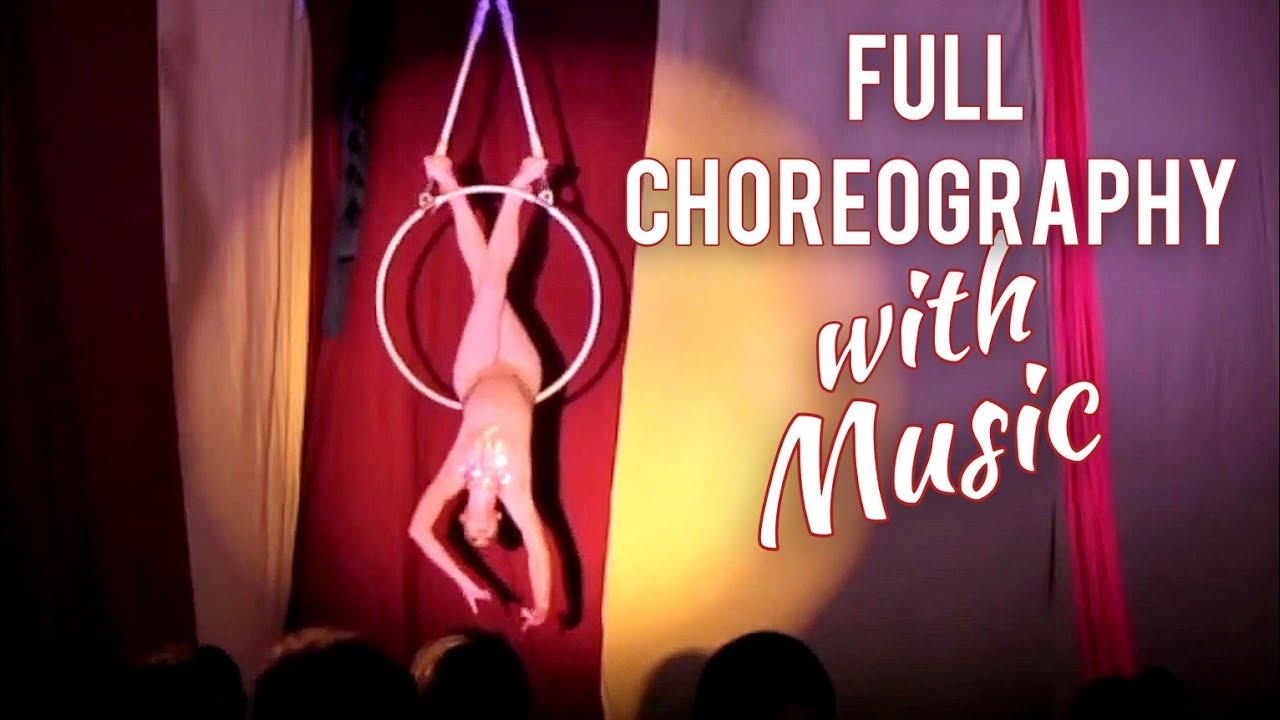 Learn my FIRST Aerial Hoop Routine PART 4: FULL choreography with music