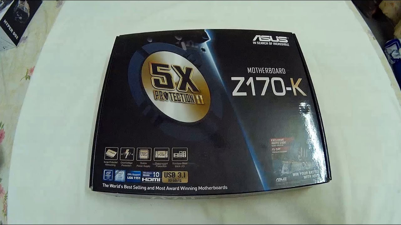 ASUS Z170-K Motherboard || Unboxing + Quick Overview