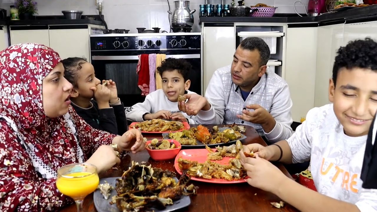 فطار ثالث يوم رمضان/بس كان في خناقه برب السما انا واحمد طبعا هتشوفوا في الفيديو يا ساتر يا رب🫣