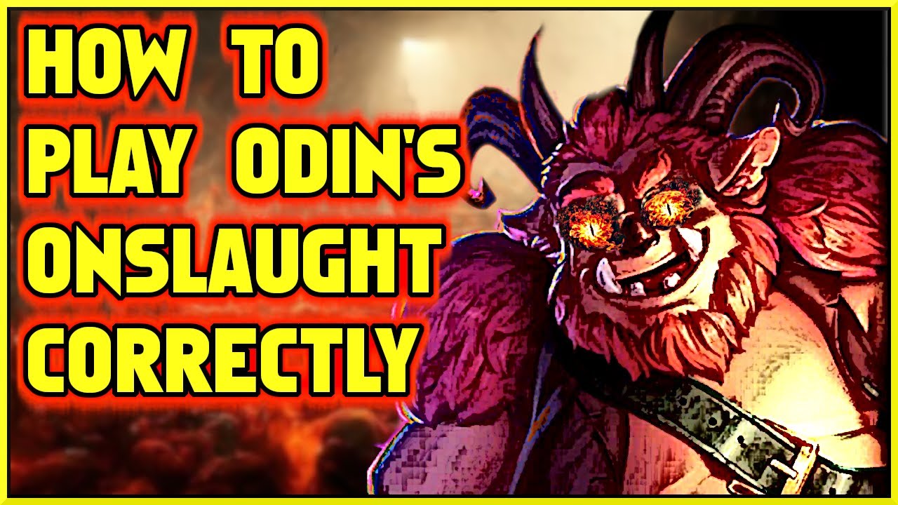 SMITE - HOW TO PLAY ODIN'S ONSLAUGHT CORRECTLY