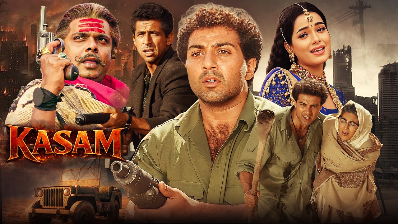 Kasam (2001) - Sunny Deol's Action Blockbuster Movie 4K | Naseeruddin Shah, Chunky Pandey, Neelam